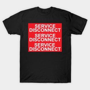 Electric Service Disconnect Labels T-Shirt